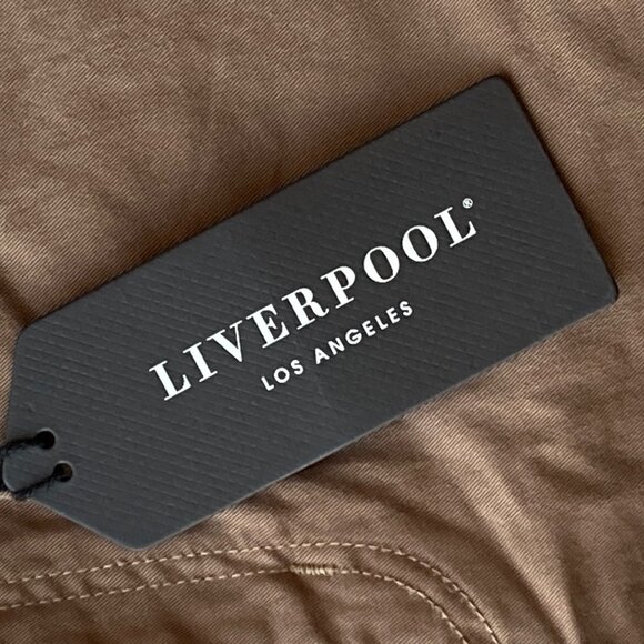 Liverpool Regent Relaxed Straight Jeans Men's 30x34 Cub Brown NWT - Picture 4 of 11